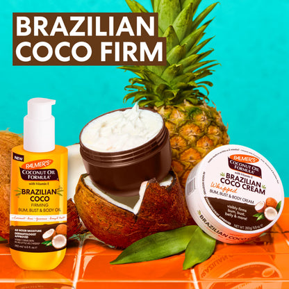 Palmer's Brazilian Cocoa Firming Body Oil, Coconut Oil Formula (6.5 Fl Oz) Palmer's