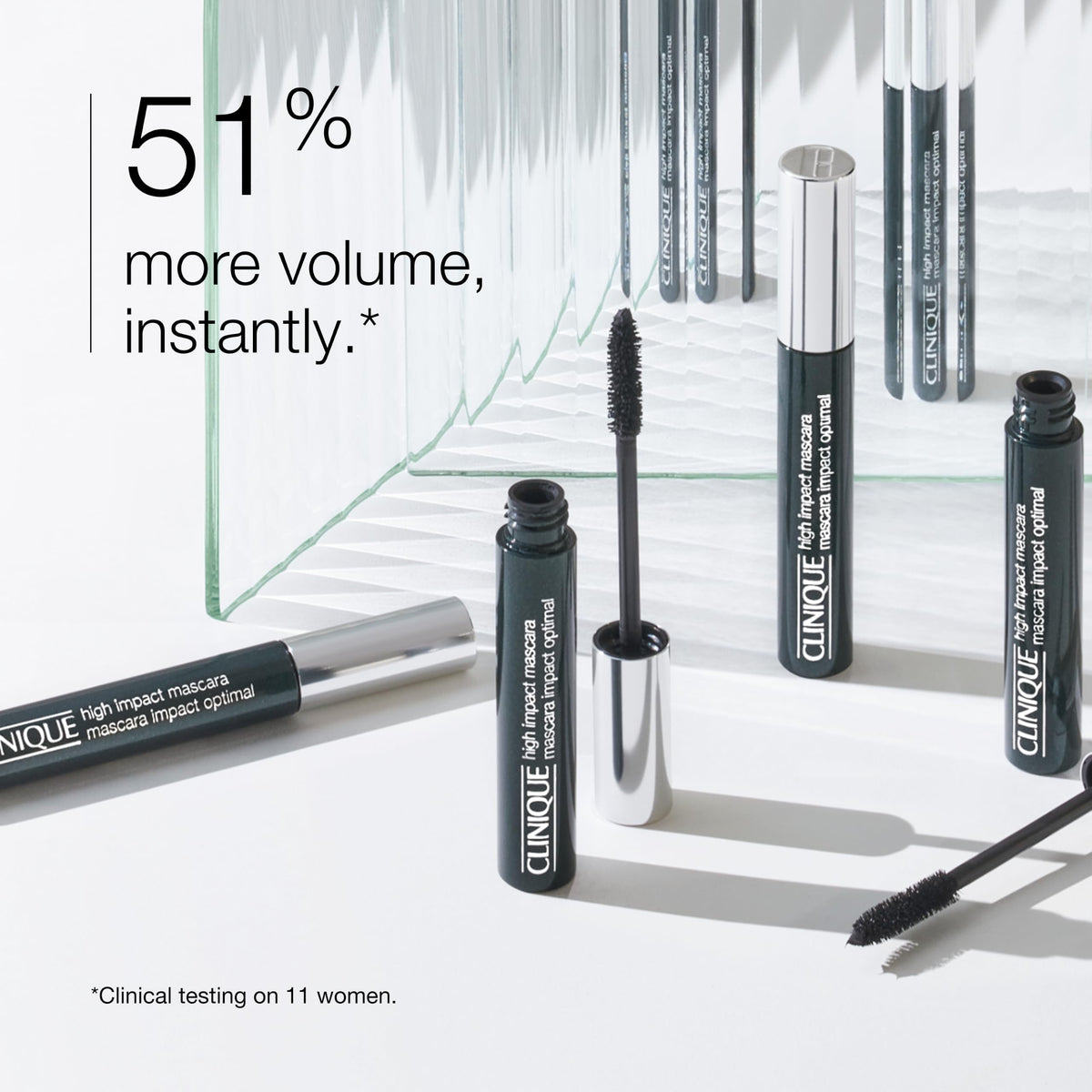 Clinique High Impact Mascara Volume and Length | Safe For Sensitive Eyes | Ophthalmologist Tested, Black Honey 0.28 Fl Oz Clinique