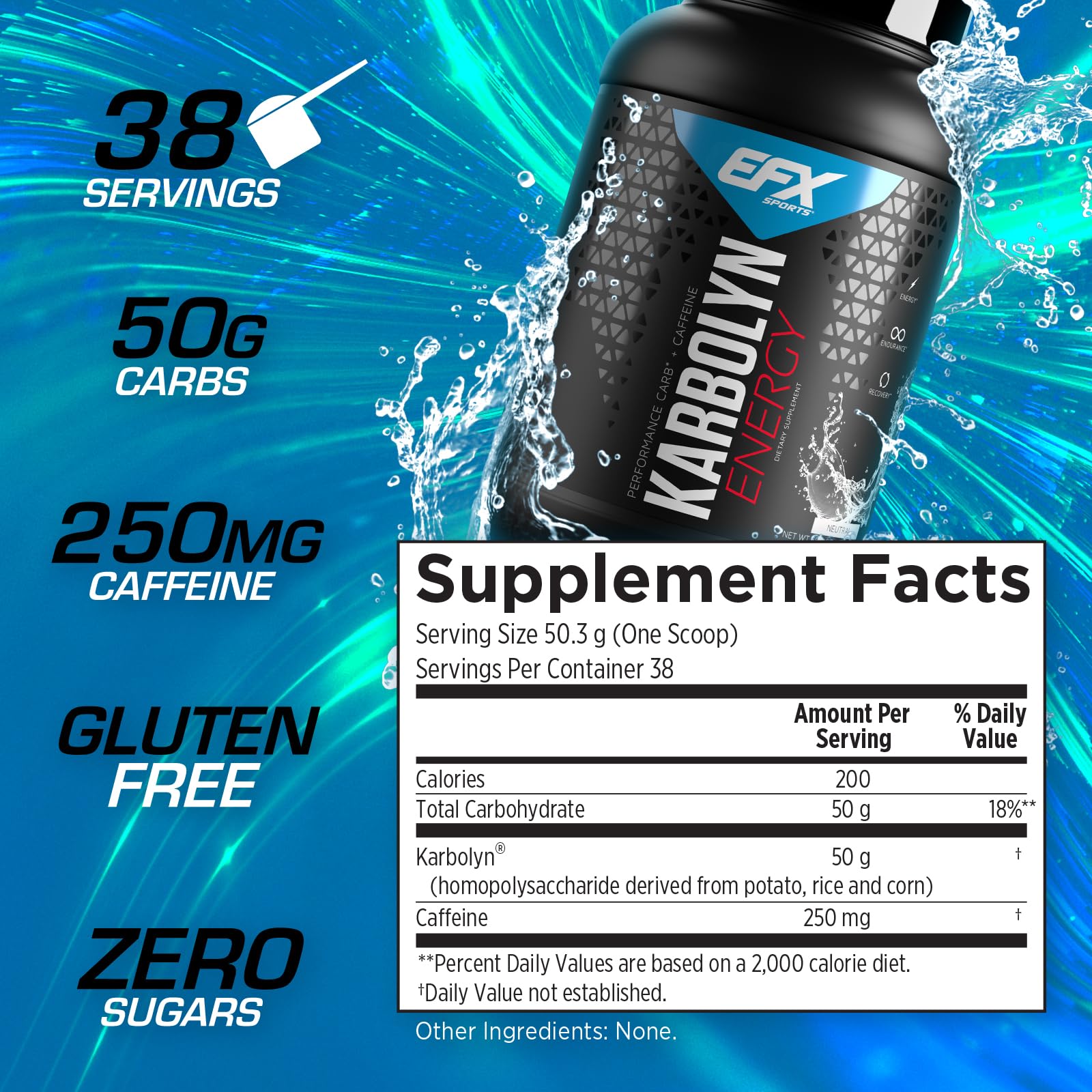 EFX Sports Karbolyn Energy | Performance Carbohydrate Powder + Caffeine | Carb Load EFX Sports buy australia supplements