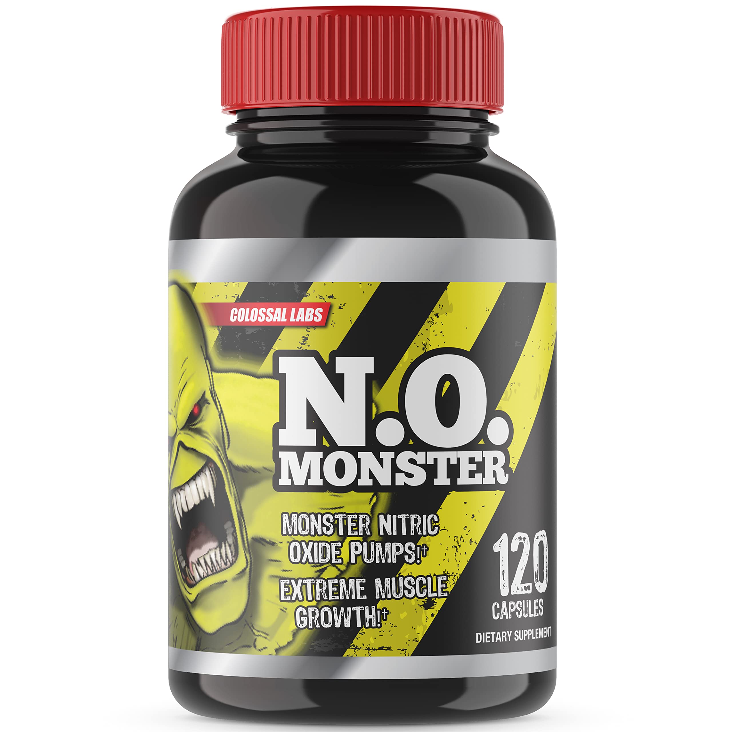 Colossal Labs Nitric Oxide Booster with L-Arginine, Extreme Pumps to Build Strength Goliath Labs buy australia supplements
