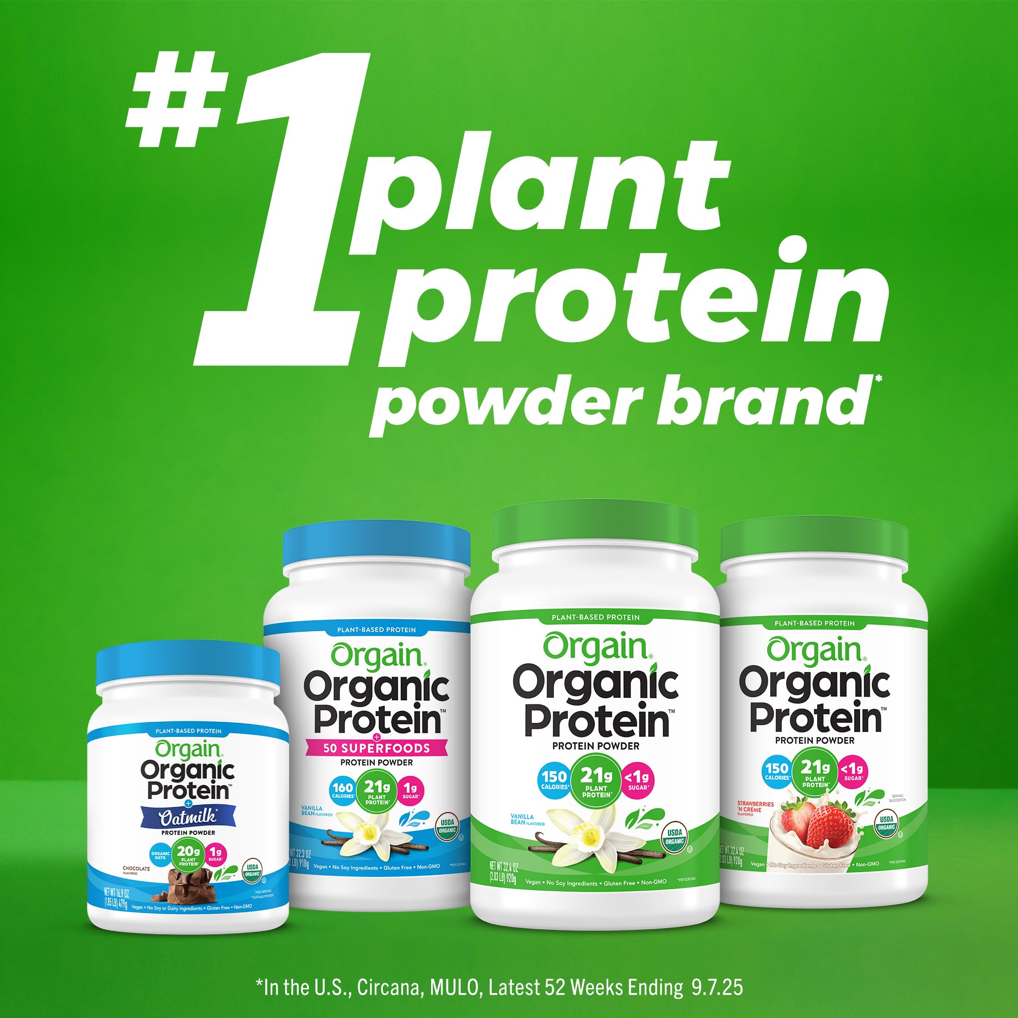 Orgain Organic Simple Vegan Protein Powder, Vanilla - 20g Plant Based Protein, Made with less Ingredients, No Artificial Sweeteners, Gluten Free, No Dairy or Lactose, 1.25 lb (Packaging May Vary) Orgain buy australia supplements