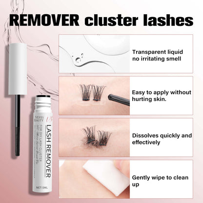 VEYESBEAUTY Lash Glue Remover Eyelash Remover for Individual Lash Clusters VEYESBEAUTY