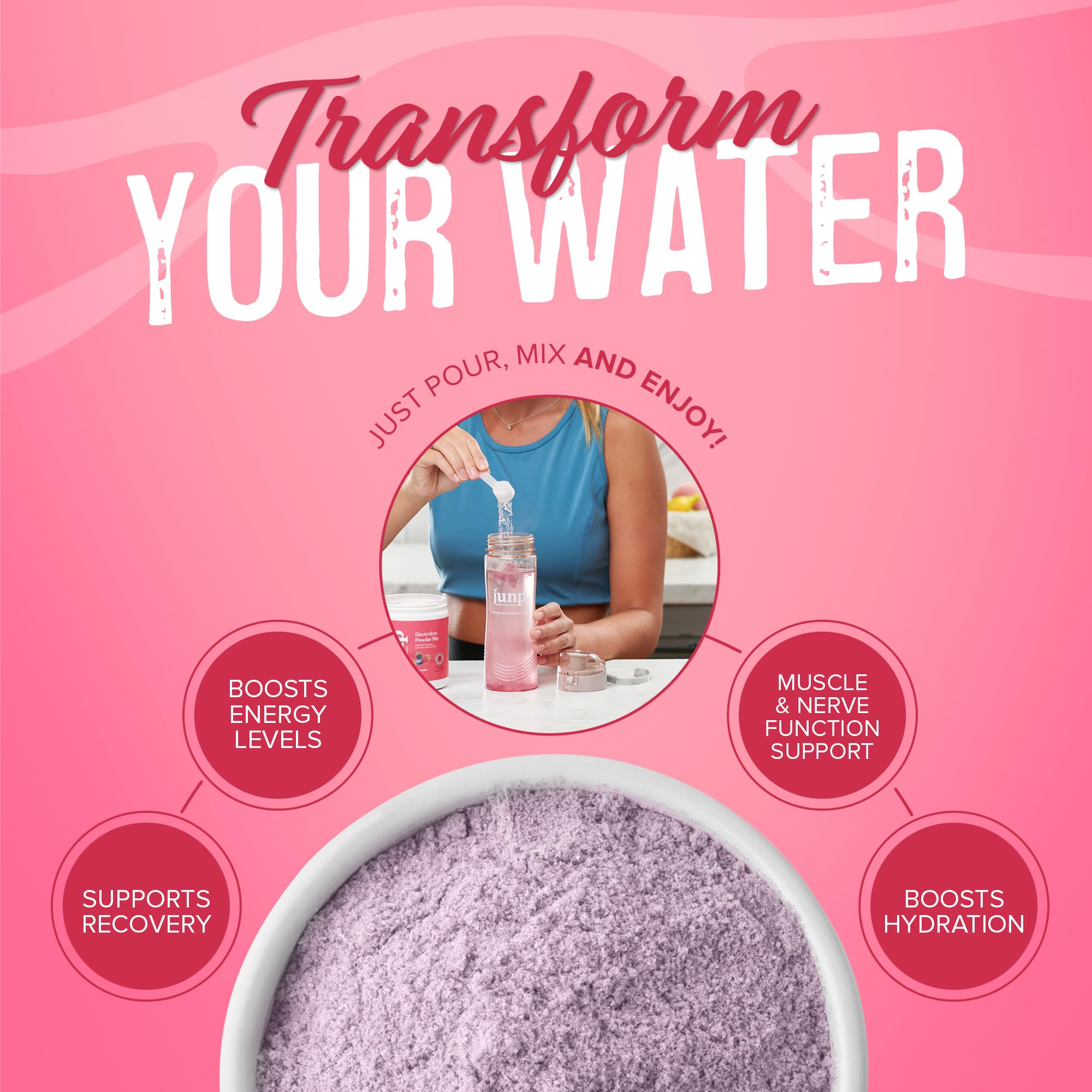 JUNP Electrolytes Powder No Sugar No Carbs, Wild Berry Fruit Flavor Keto Electrolyte Drink Mix - Potassium & Salt Hydration Powder Electrolytes, Zero Calorie Sugar Free Electrolyte Powder, 90 Servings JUNP buy australia supplements