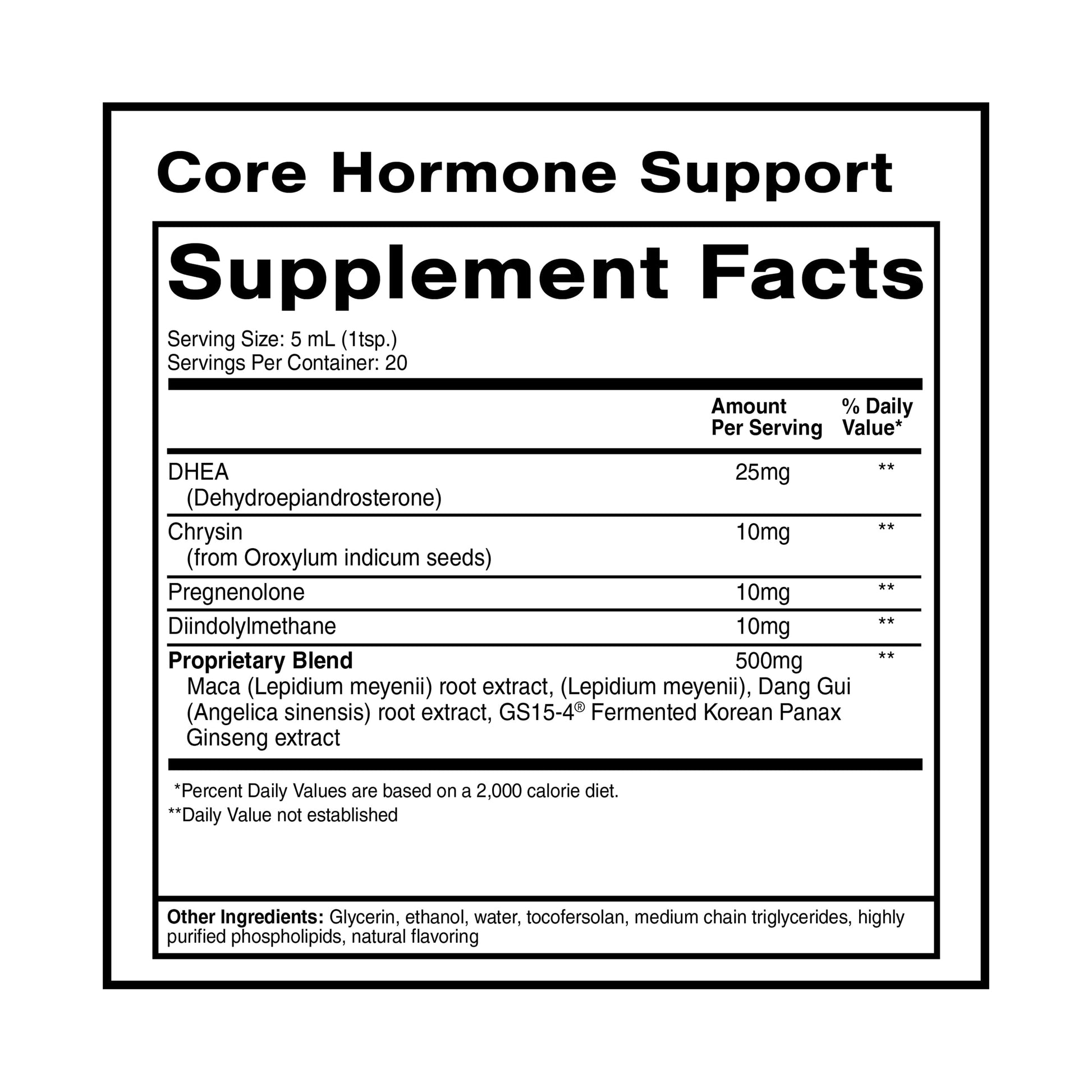 Quicksilver Scientific Core Hormone Support 3.88 fl oz (100ml) Quicksilver Scientific buy australia supplements