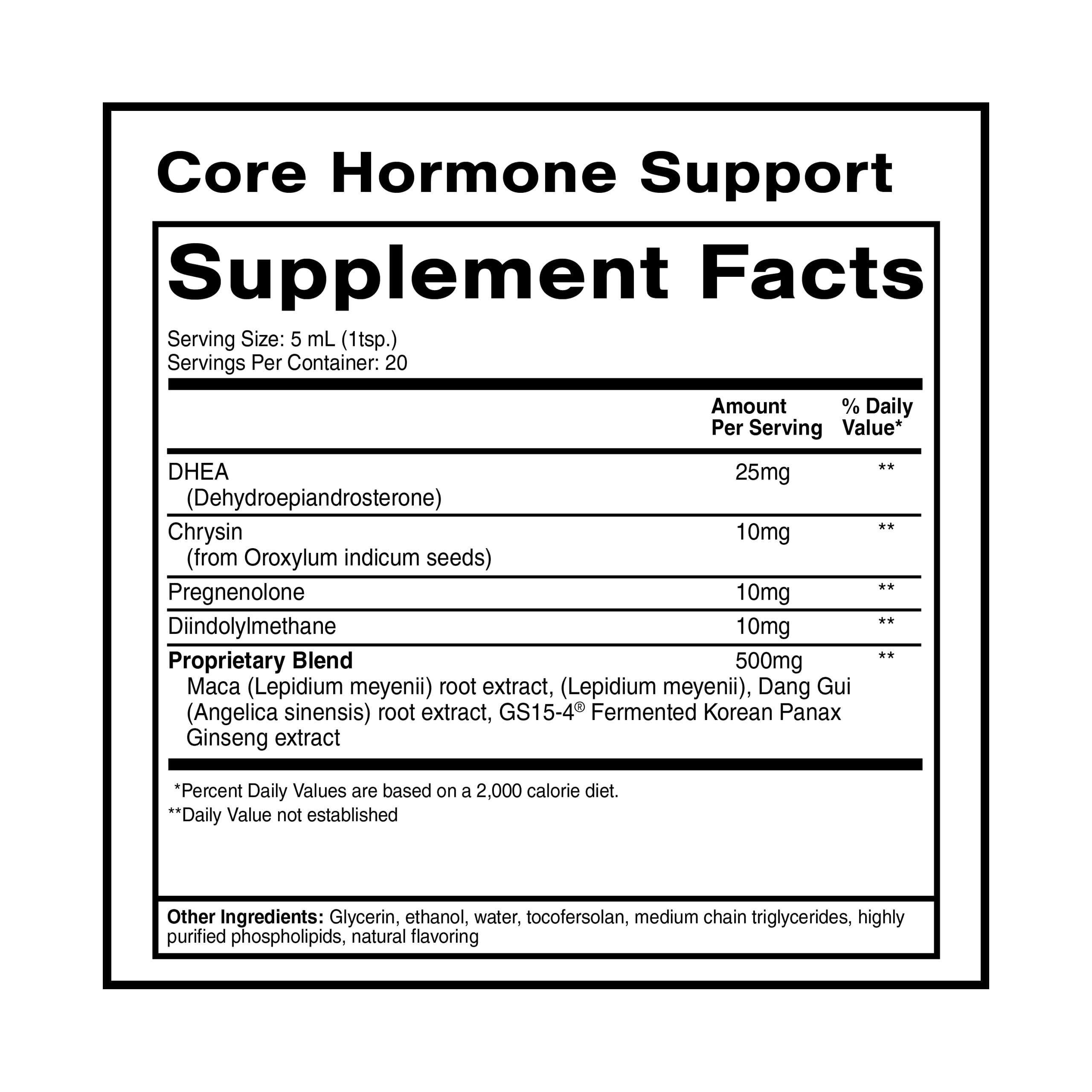 Quicksilver Scientific Core Hormone Support 3.88 fl oz (100ml) Quicksilver Scientific buy australia supplements