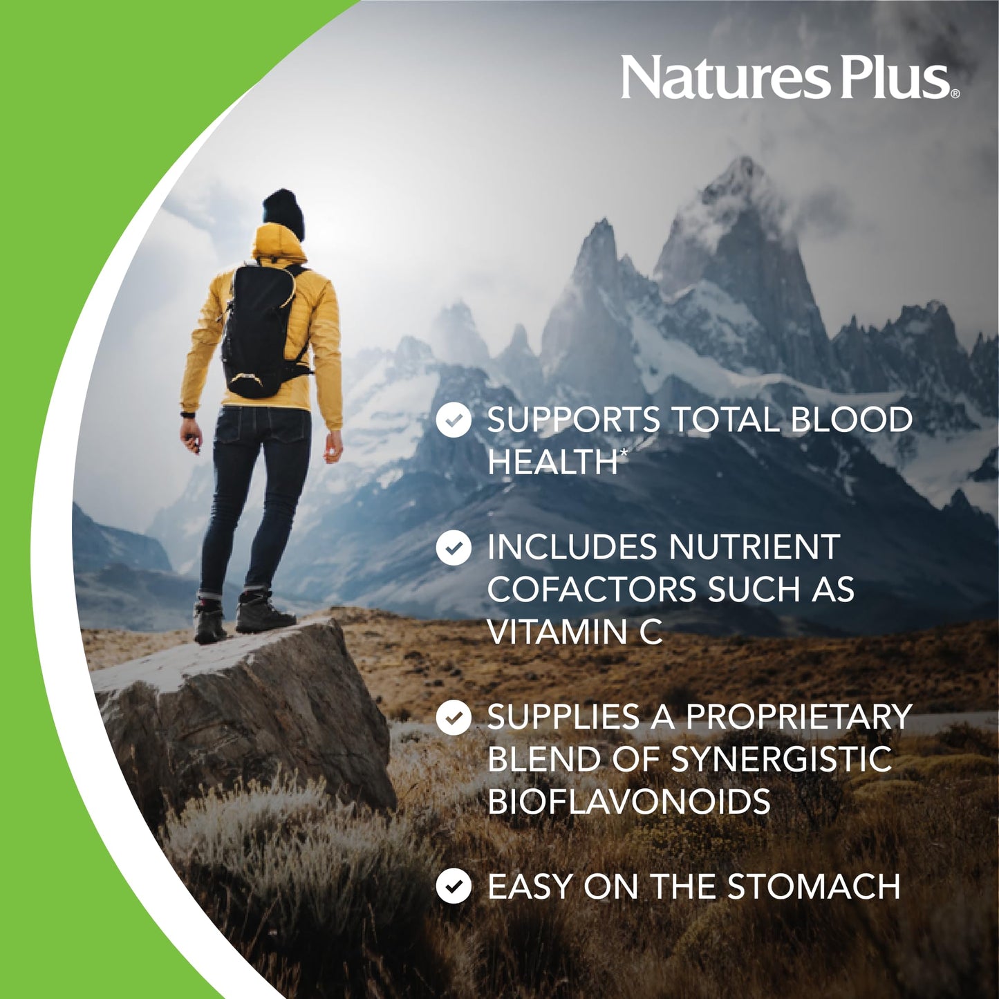 NaturesPlus Hema-Plex Iron - 60 Fast-Acting Softgels - 85 mg Iron + Vitamin C & Bioflavonoids for Healthy Red Blood Cells NaturesPlus