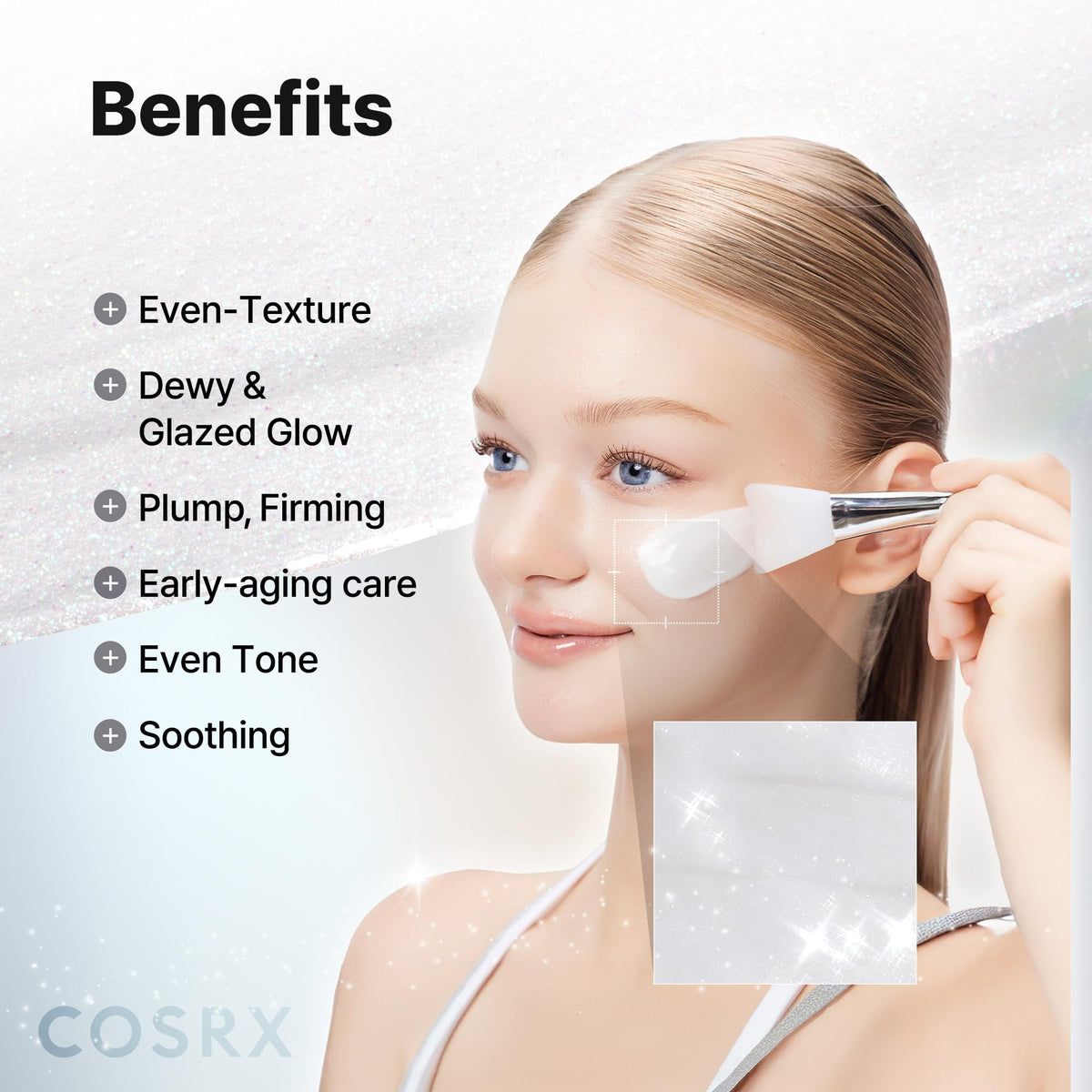 COSRX PDRN Exosome Overnight Face Mask, Korean Glass Skin Glow, 1.69 fl oz COSRX