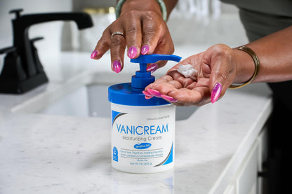Vanicream Moisturizing Cream with Pump Dispenser, 16 Oz, Formulated without Common Irritants for Sensitive Skin, Body & Face Moisturizer, Restores Moisture & Soothes Irritated, Itchy Areas Gsupps Australia