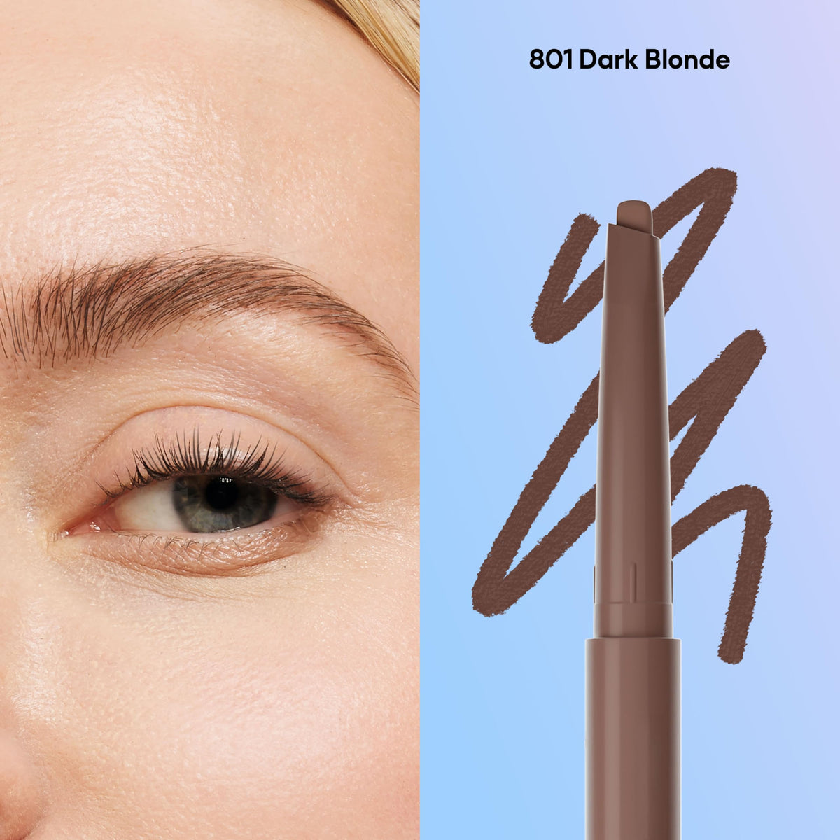 Almay Brow Pencil with Spoolie Brush, 801 Dark Blonde Almay