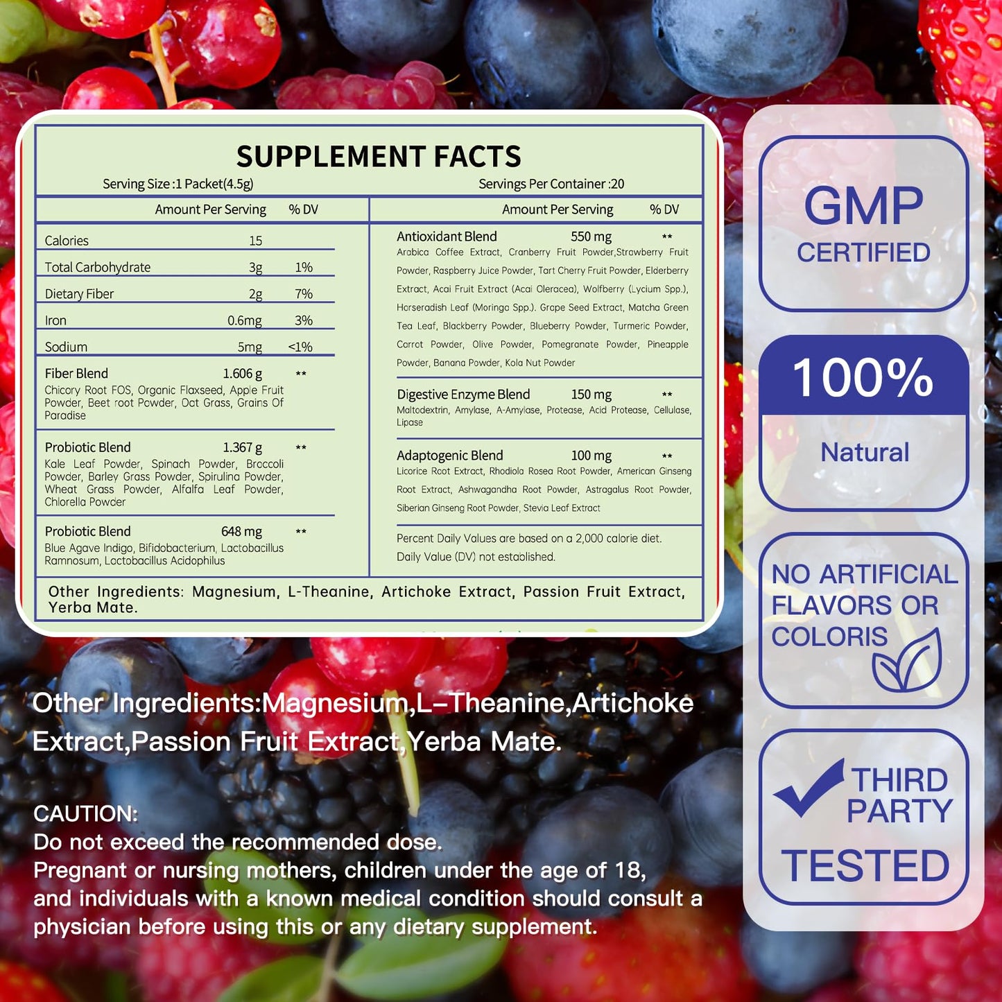 Blltzzz Newpie Superfoods Happy Cleaner Probiotic Powder,Watermelon Flavor Prebiotic & Probiotic Powder,Organic Fiber,Sugar Free,Gut Health,Natural Antioxidant Blltzzz