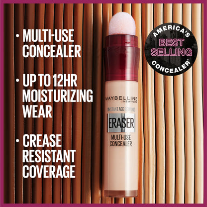 Maybelline Instant Age Rewind Eraser Dark Circles Treatment Multi-Use Concealer, 120, 1 Count (Packaging May Vary) MAYBELLINE