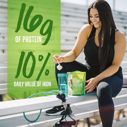BetterBody Foods Organic Plant Based Protein Powder, 16g of Protein 24% DV, Vegan, Low Net Carbs, Gluten Free, Dairy Free, No Sugar Added, Soy Free, Non-GMO, 12.7 Ounces BetterBody Foods