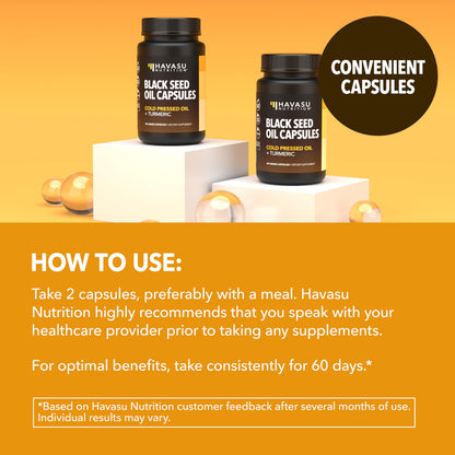 Black Seed Oil Capsules, Vegan, Non-GMO, Cold-Pressed Nigella Sativa, 90ct | 1500mg Per Serving Black Cumin Supplement for Skin Health, Immune Function, and Digestive Health, Unflavored, 30 Servings Gsupps Australia