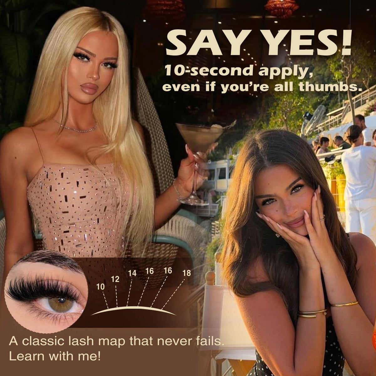 Focipeysa Lash Extension Kit Thick Eyelash Extension Kit 10-18mm Fluff Volume Lash Clusters 200D Individual Eyelashes Kit with Lashes Bond, Lashes Remover, Lash Tweezers, DIY Lash Extension Focipeysa