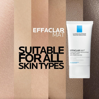 La Roche-Posay Effaclar Mat Oil Free Face Moisturizer for Oily Skin 1.4oz La Roche-Posay
