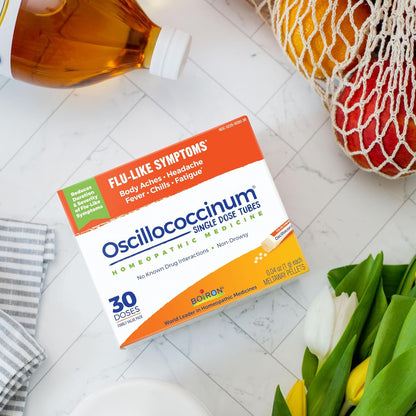 Boiron Oscillococcinum for Relief from Flu-Like Symptoms of Body Aches, Headache, Fever, Chills, and Fatigue - 30 Doses Gsupps Australia