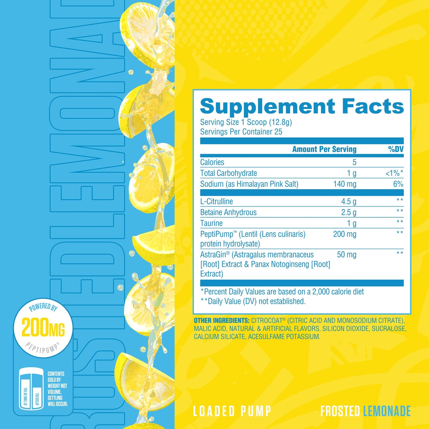 Ryse Loaded Pump Pre Workout Powder - Blue Razz Slush - No Caffeine Stimulant Free Formula for Pump, Power & Endurance - L-Citrulline, PeptiPump, Betaine Anhydrous, Taurine & AstraGin - 25 Servings