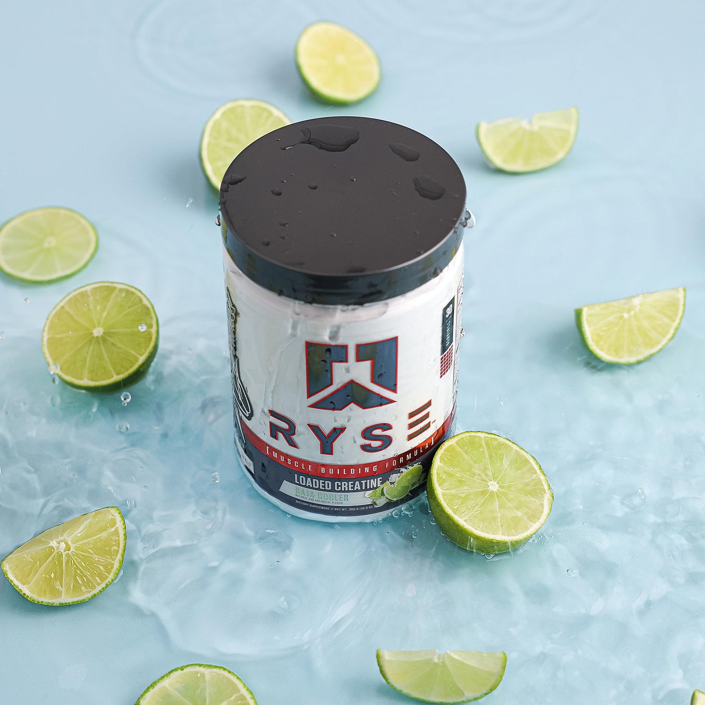 RYSE Loaded Creatine for Men & Women - Electric Lemonade - Muscle Building Formula with 3 Forms of Electrolytes, Betaine Anhydrous and Peak ATP - Strength, Power & Endurance Support - 30 Servings