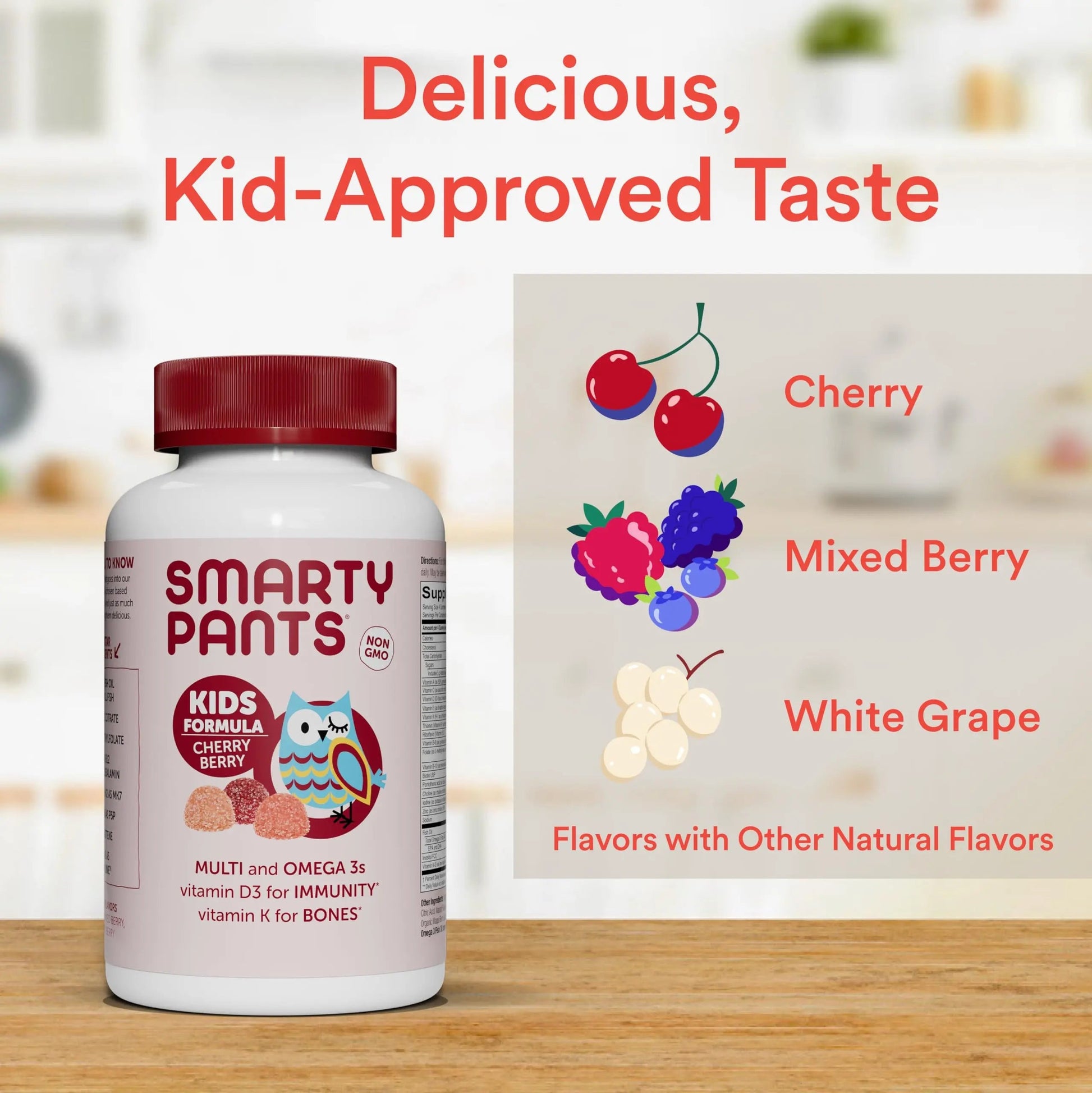 SmartyPants Kids Multivitamin Gummies: Omega 3 Fish Oil (EPA/DHA), Vitamin D3, C, Vitamin B12, B6, A, K & Zinc for Immune Support SmartyPants buy australia supplements