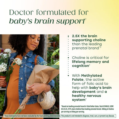 MegaFood Baby & Me 2 Prenatal Vitamin and Minerals - Vitamins for Women - with Folate (Folic Acid Natural Form), Choline, Iron, Iodine, and Vitamin C MegaFood