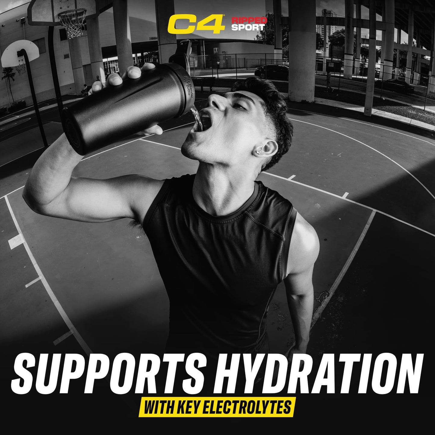 C4 Ripped Sport Pre Workout Powder Fruit Punch - NSF Certified for Sport + Zero Sugar Preworkout Energy Supplement for Men & Women - 135mg Caffeine C4