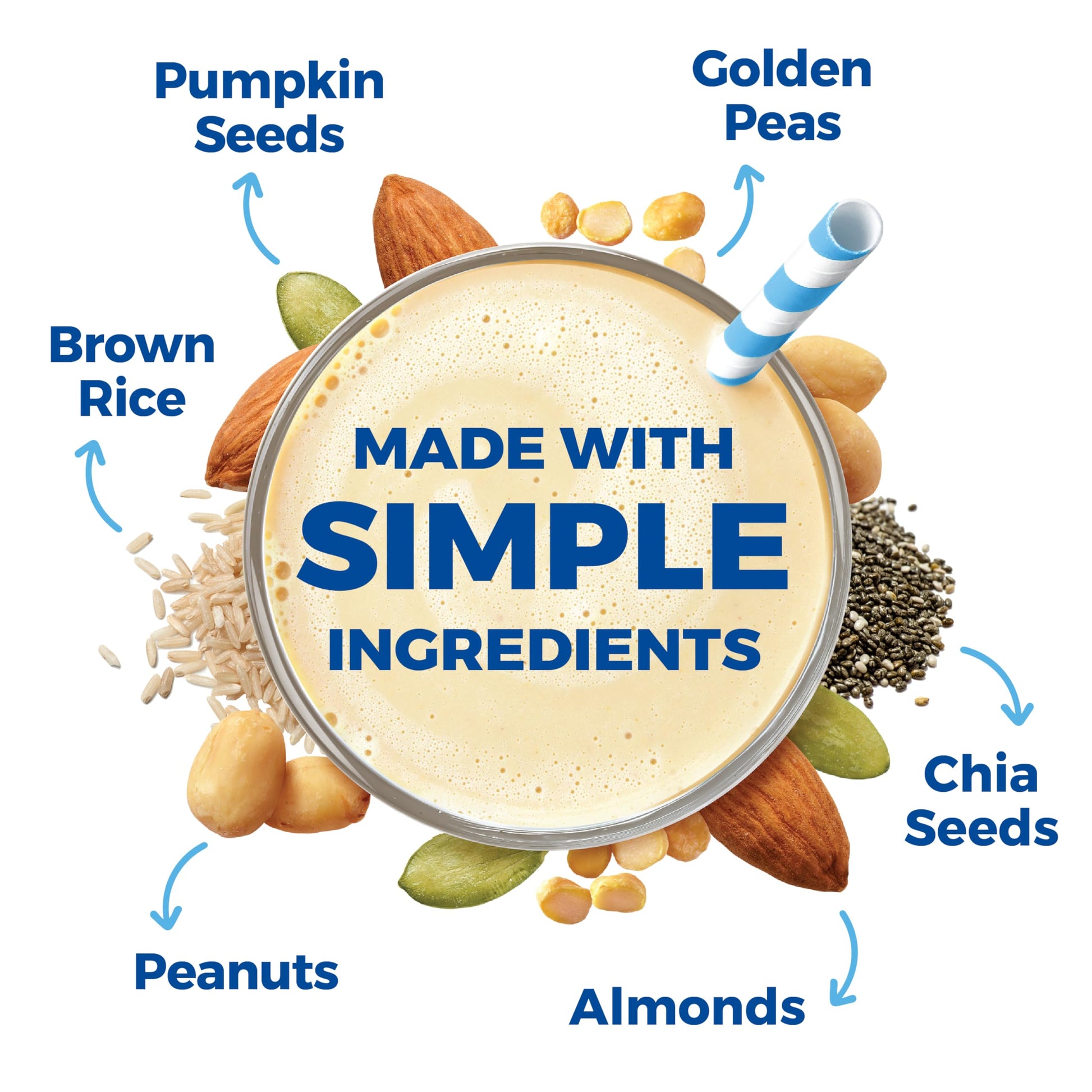 Orgain Organic Simple Vegan Protein Powder, Vanilla - 20g Plant Based Protein, Made with less Ingredients, No Artificial Sweeteners, Gluten Free, No Dairy or Lactose, 1.25 lb (Packaging May Vary) Orgain buy australia supplements