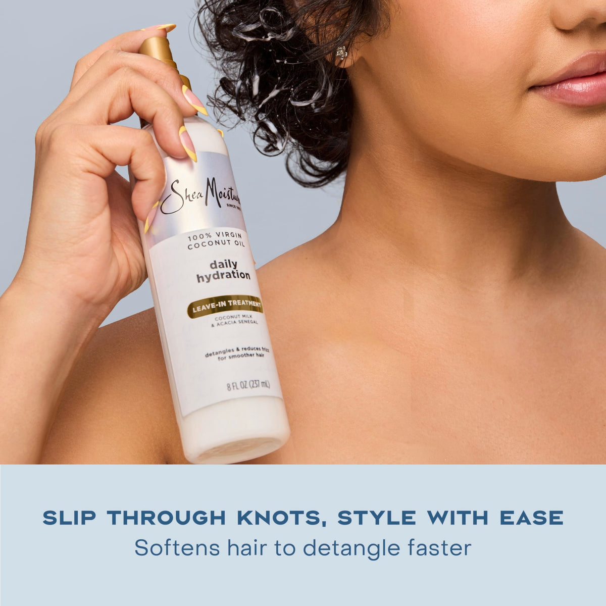 Shea Moisture 100% Virgin Coconut Oil Leave-in Treatment, 8 Ounce Shea Moisture
