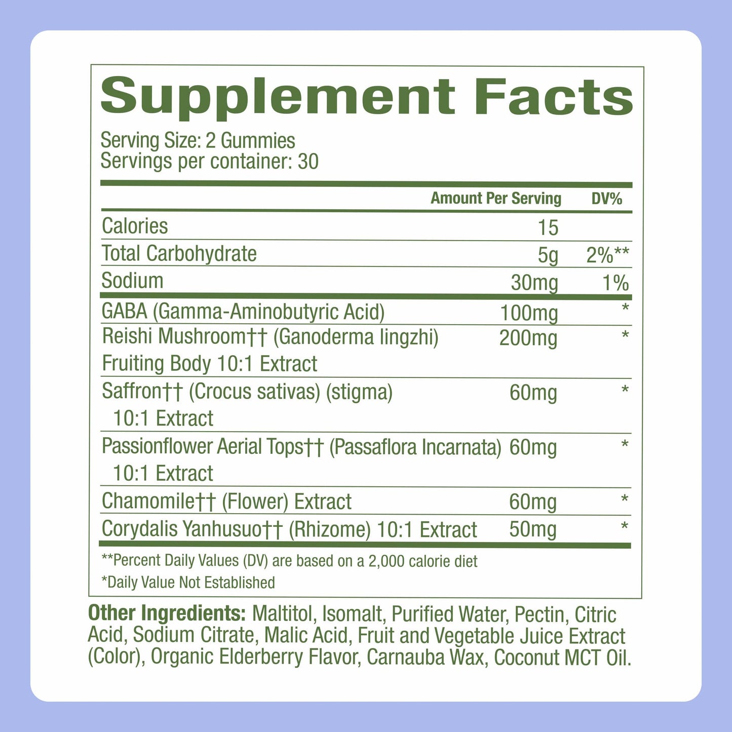 Plant People WonderSleep Mushroom Gummies Supplement for Sleep, No Melatonin with Reishi Super Mushrooms, Wild Elderberry Flavor, Sugar-Free (60 Count) Plant People