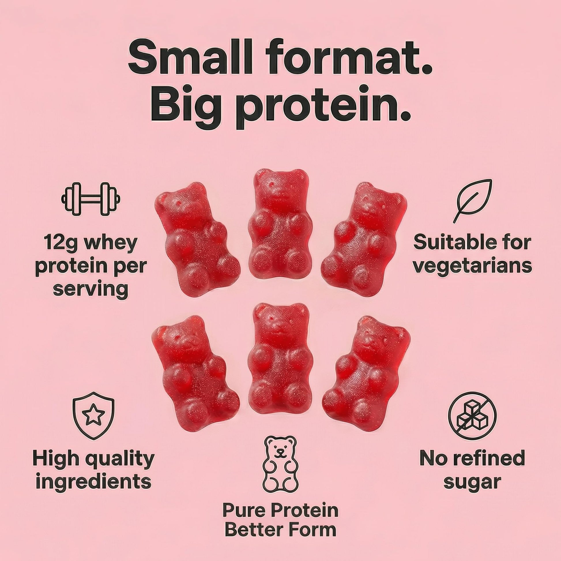 FUELE+ Protein Gummies – 12g High Protein Snack, Mixed Berry Flavor, No Added Sugar, Whey Protein Gummies, Supports Muscle Recovery, Post Workout Supplement FUELE+ buy australia supplements