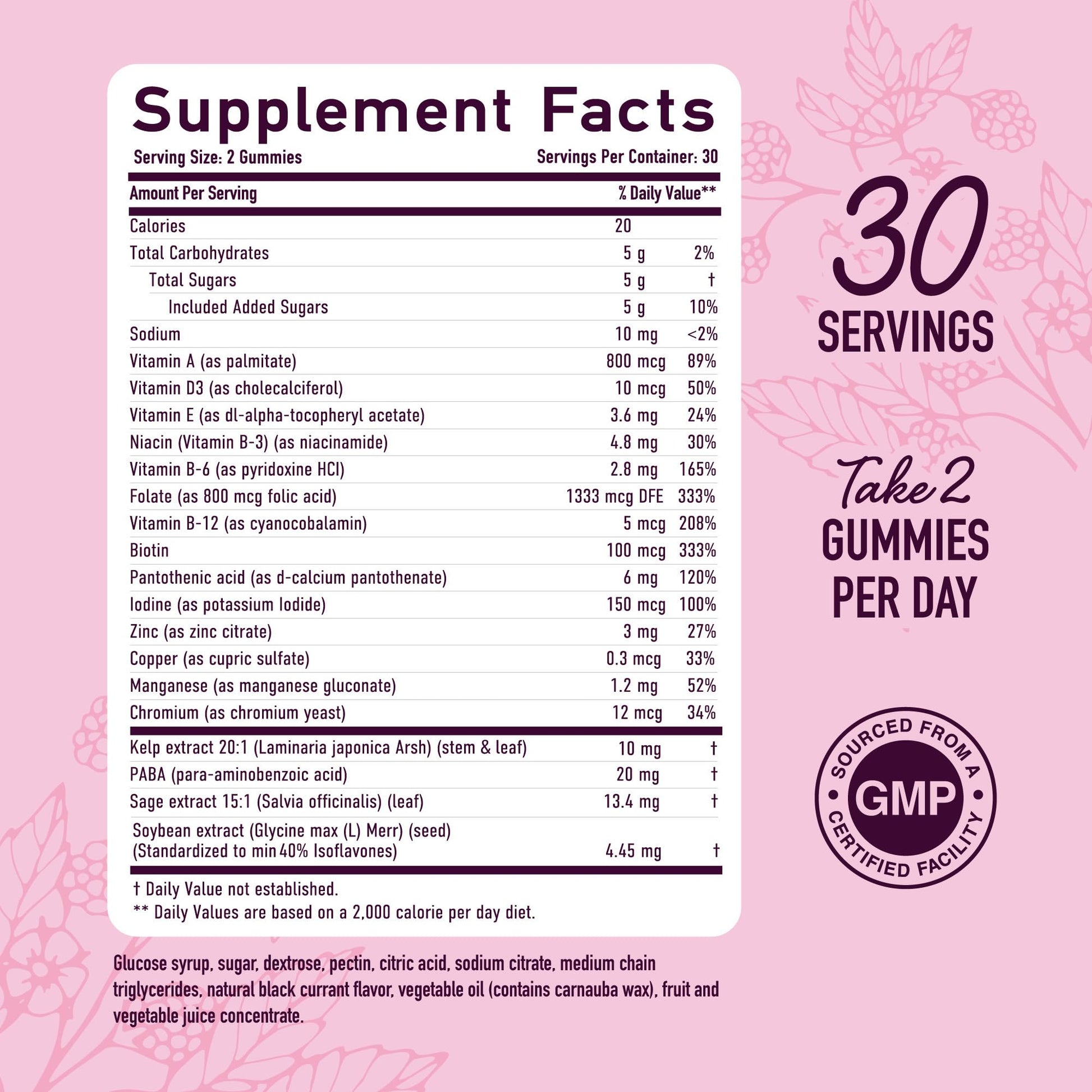 Menopause Support Gummies | Hormone Balance Relief for Hot Flashes, Night Sweats, Mood Swings, & Bloating | with Phytoestrogen Soy, Vitamin D3, PABA, Biotin | Vegetarian, Gluten-Free | 60 Count SMNutrition buy australia supplements