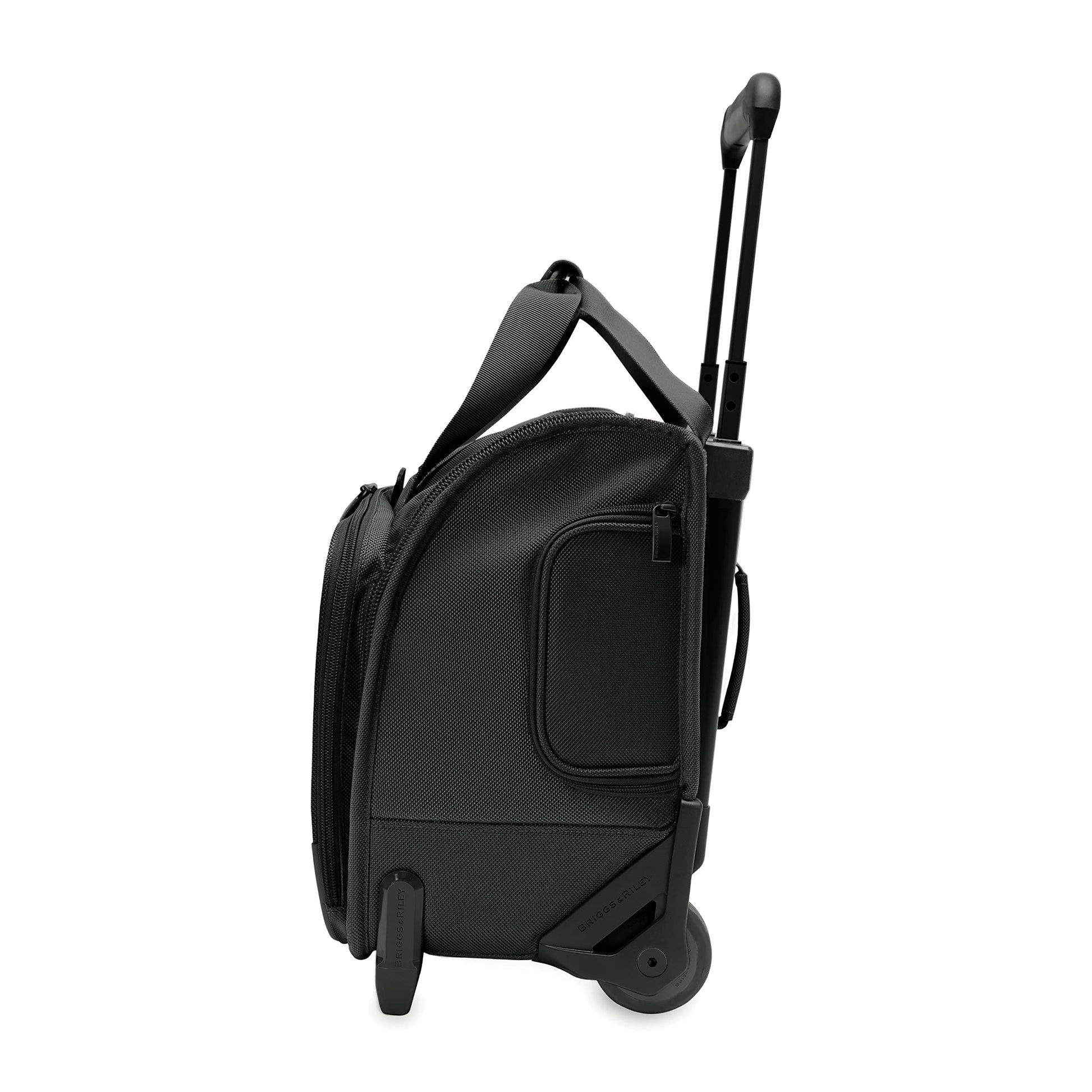 Briggs & Riley Essential 22" 2-Wheel Expandable Carry On - Luggage for Travel, Suitcases with Wheels, Softside Rolling Bag for Men & Women, Self-Repairing Zipper - Baseline Collection, Black Gsupps Australia