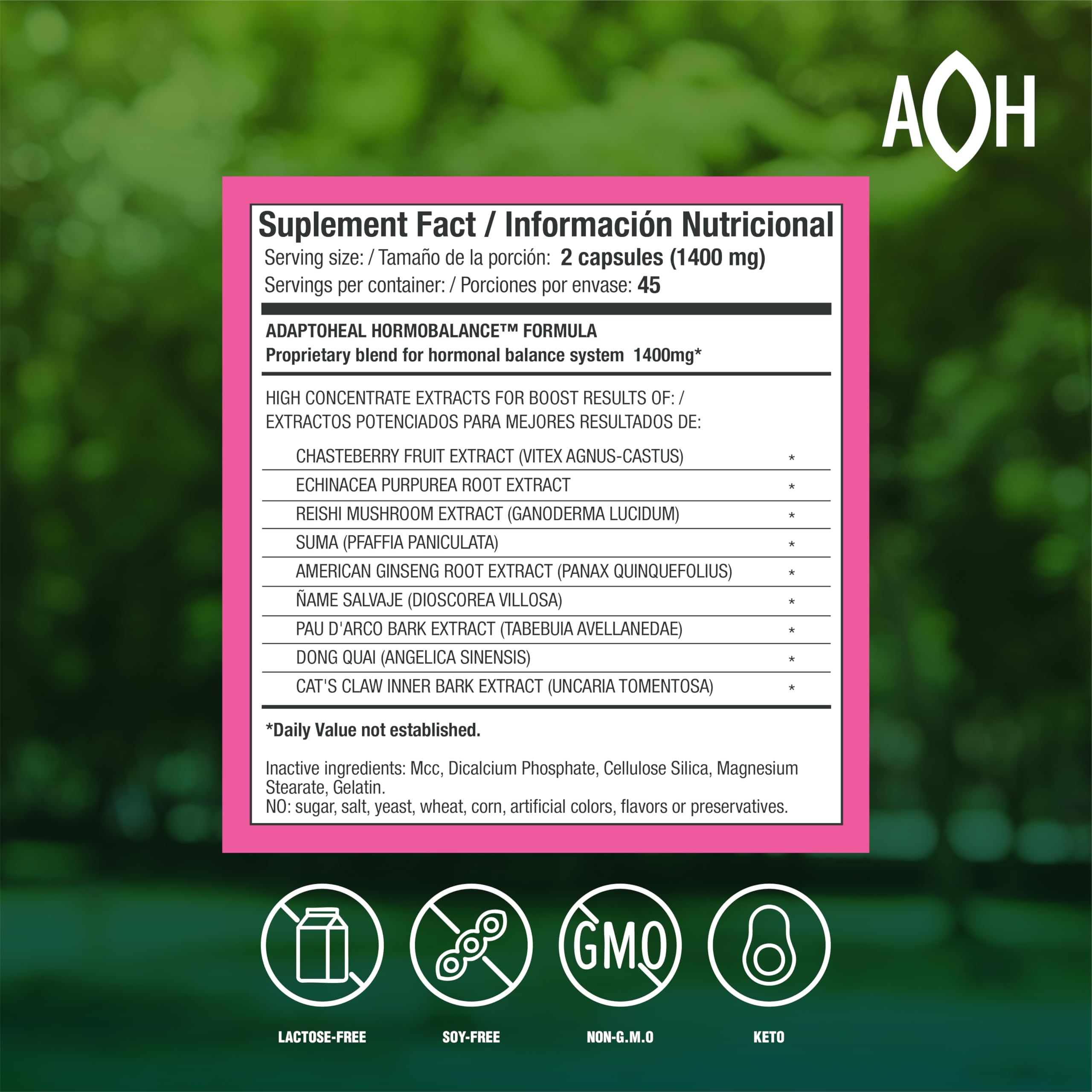 Hormone Balance for Women – Menopause & PMS Support Supplement – Adaptogens for Female Balance & Wellness – 90 Vegan Capsules ADAPTOHEAL buy australia supplements