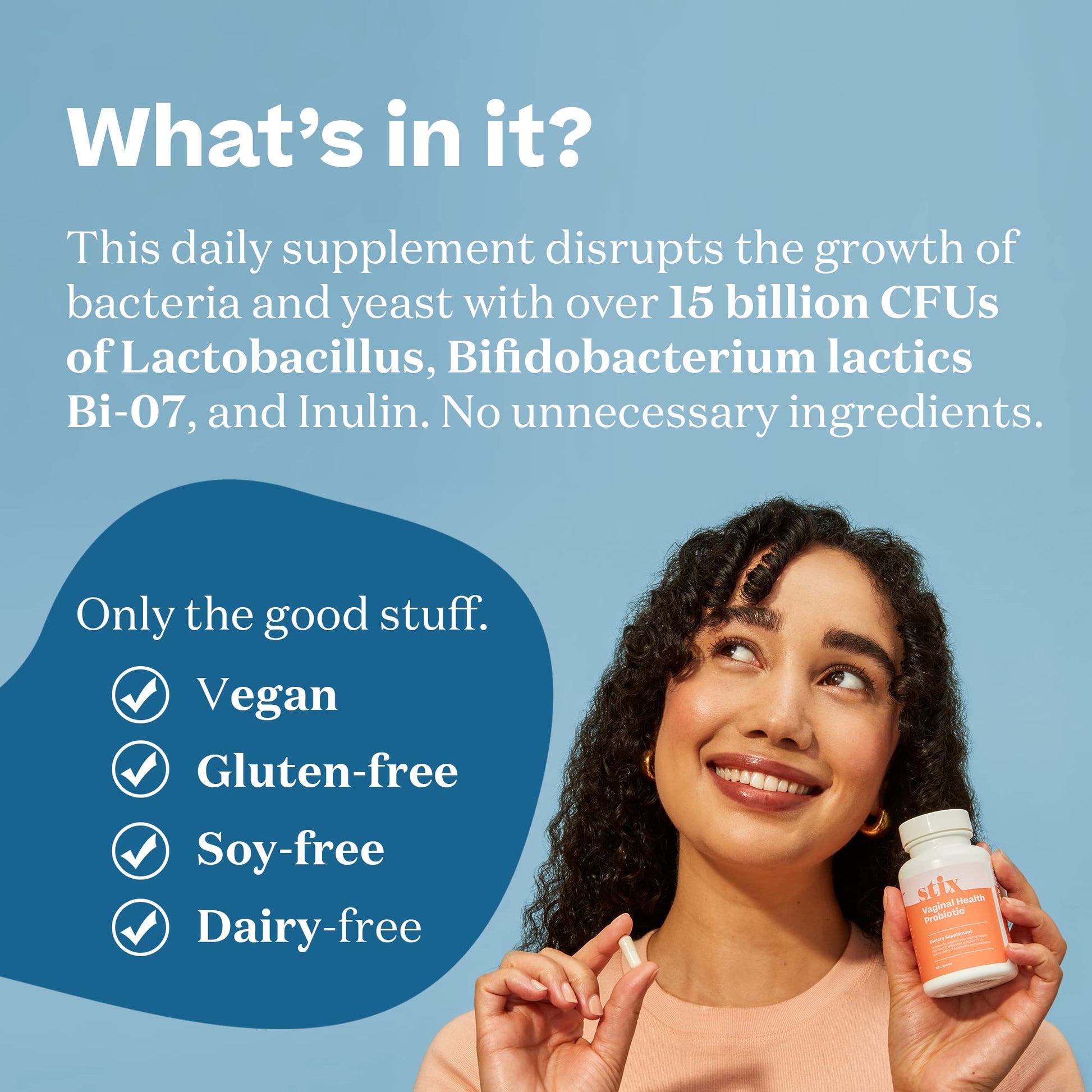 Stix Vaginal Health Probiotic & 3-Day Yeast Infection Treatment - Maintain pH Balance, Vaginal Microbiome Get Stix buy australia supplements
