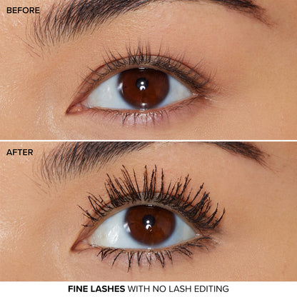 Too Faced Better Than Sex Waterproof Mascara | Volumizing and Lengthening Waterproof Mascara + Hourglass Brush | Formula for Dramatic Lashes | Cruelty-Free Eye Makeup, Black, Travel Size, 0.17 Fl Oz Too Faced
