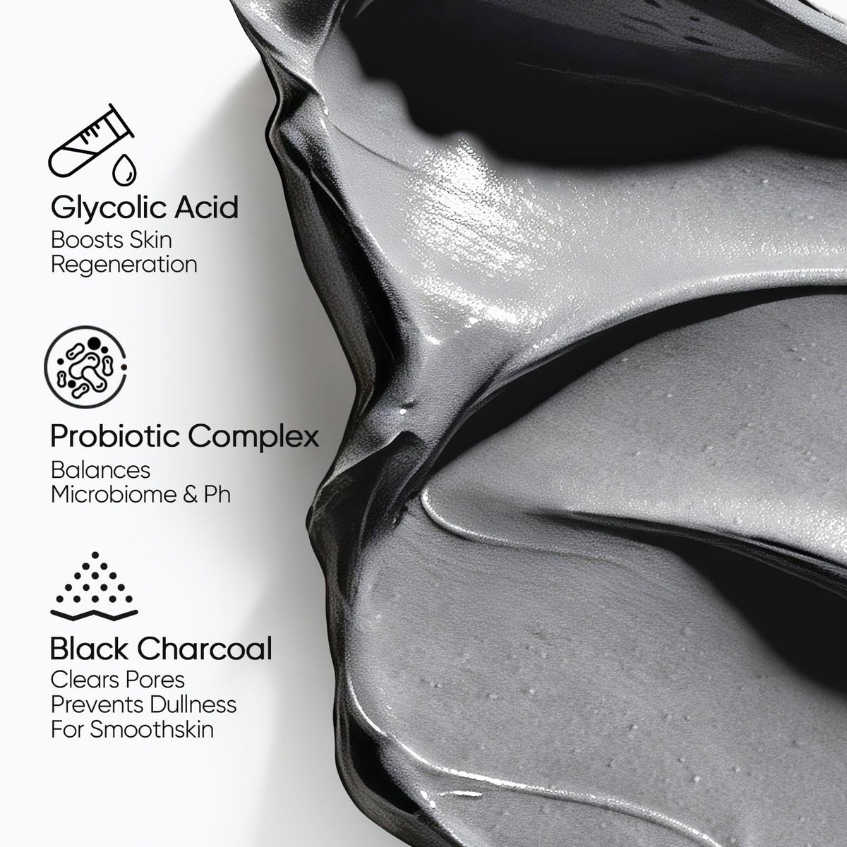 SKINTIFIC Deep Pore Cleansing Blackhead Remover Face Mask Stick, Mud Mask with Natural Alaska Volcano Clay, Gentle Exfoliating, Smoothing Skin, Non-Drying, Skincare Facial Mask SKINTIFIC