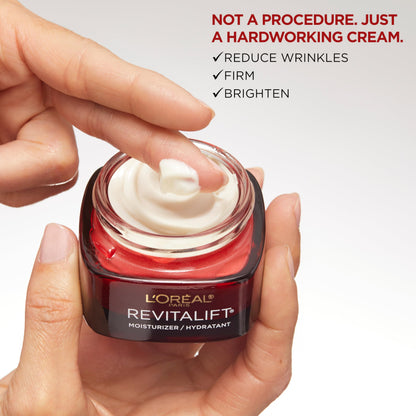 L'Oreal Paris Revitalift Triple Power Anti-Aging Face Moisturizer, Pro Retinol, Hyaluronic Acid & Vitamin C, Reduce Wrinkles 2.55 Oz L'Oreal Paris