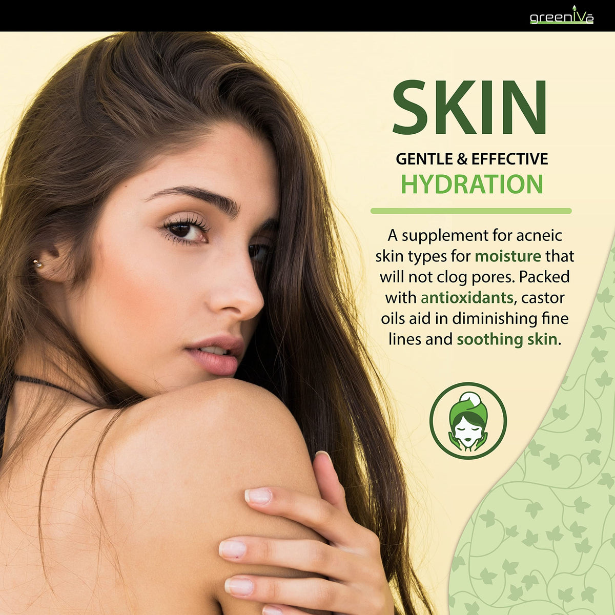 GreenIVe 100% Pure Castor Oil, 4 Fl oz GreenIVe