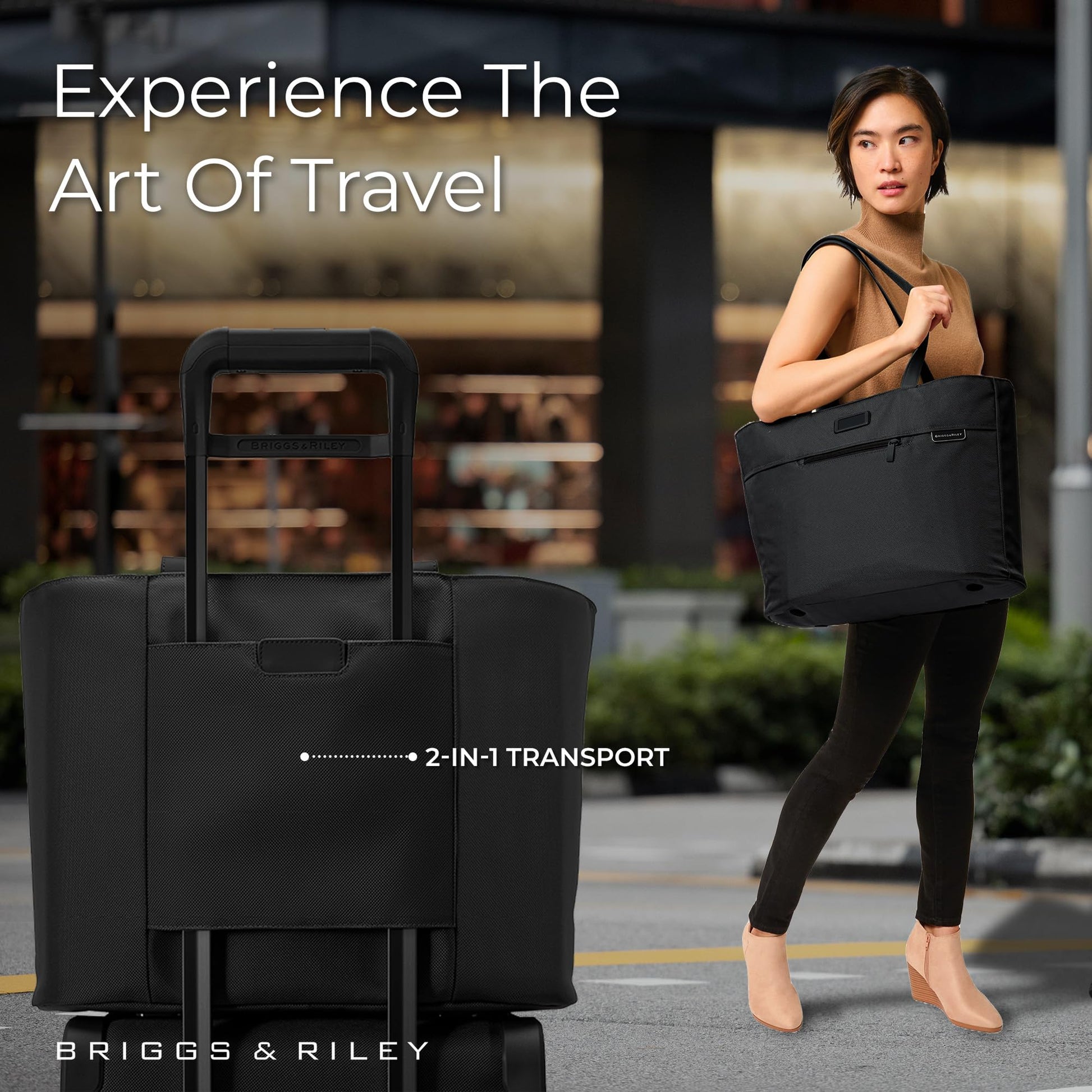 Briggs & Riley Traveler Tote Bag - Nylon Tote Bag for Weekend Travel & Work, Smooth Zipper Closure - Baseline Collection Gsupps Australia