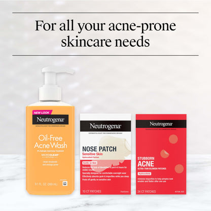 Neutrogena Oil Free Acne Face Wash, 9.1 fl. oz, 3 Pack Neutrogena
