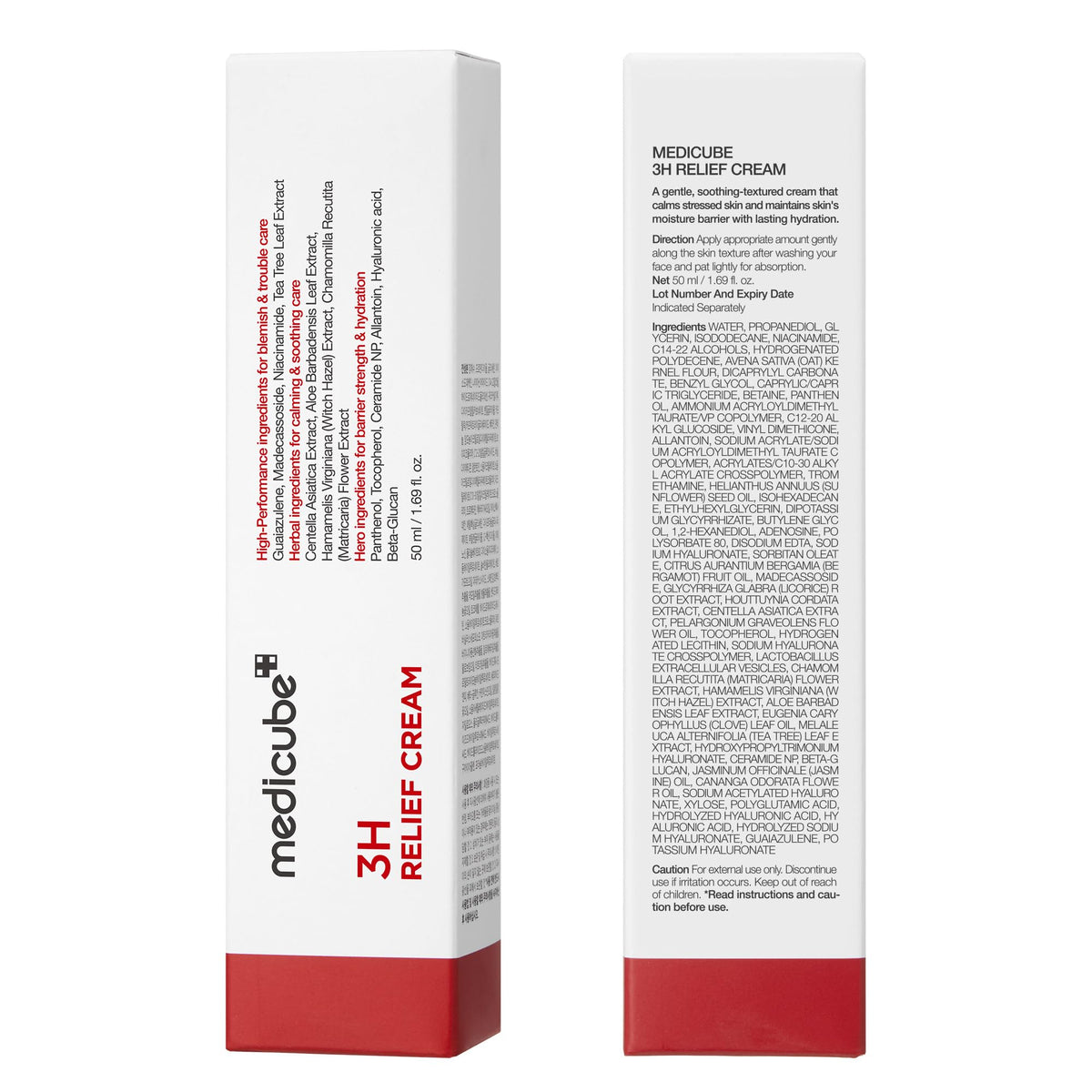 medicube 3H Daily Relief Cream for All Skin Types & After Spot Care medicube