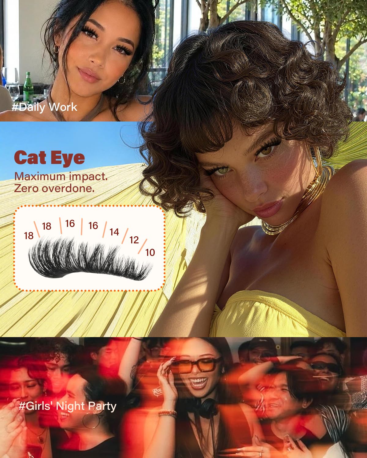 Lash Clusters Kit Fluffy 100D Thick Eyelash Clusters 10-18MM 192pcs D Curl wiwoseo