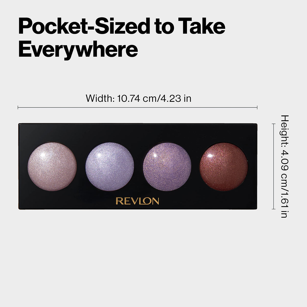 Revlon Illuminance Creme Eyeshadow Palette, 710 Not Just Nudes, 0.12 oz REVLON