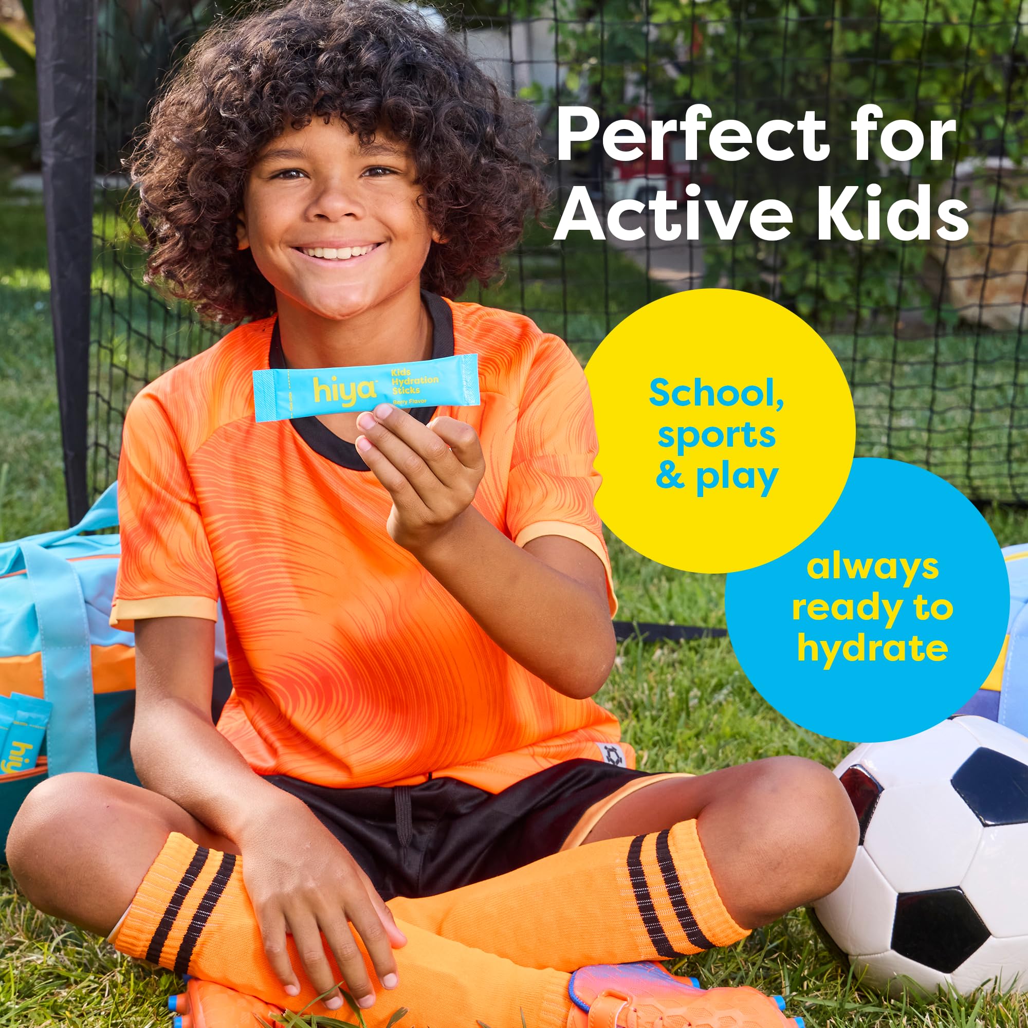 Hiya Kids Hydration with Electrolytes - Zero Added Sugar Berry Flavored Kids Hydration Packets - 15 Sticks - Travel-Friendly Drink Mix for Children Ages 2+ HIYA buy australia supplements