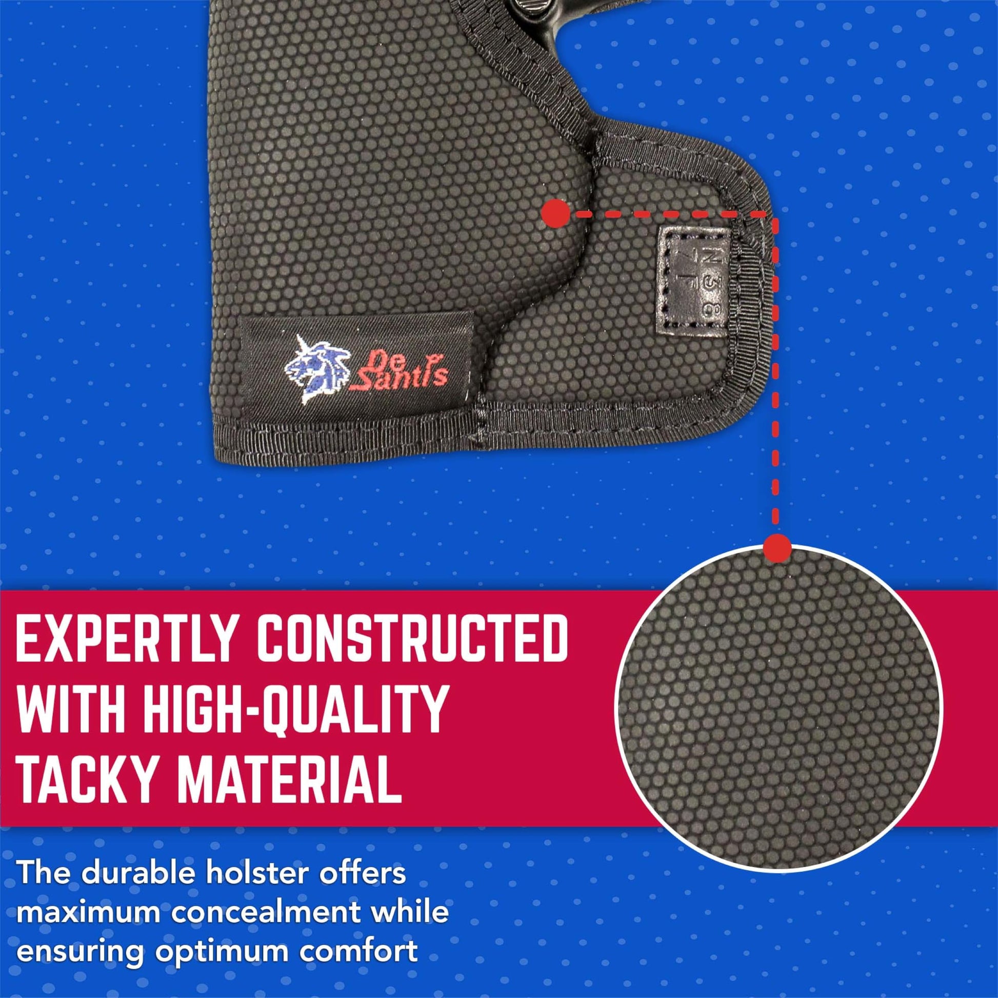 DeSantis Nemesis - Gun Pocket Holsters for Concealed Carry, Concealed Pocket Holster for Pistols, Revolvers, Soft, Designed for Comfort & Discreet Carry, Ambidextrous Gsupps Australia