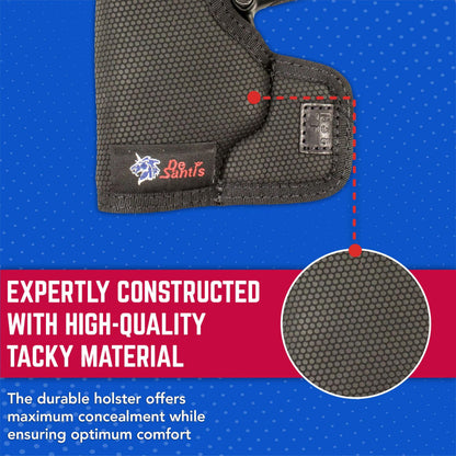 DeSantis Nemesis - Gun Pocket Holsters for Concealed Carry, Concealed Pocket Holster for Pistols, Revolvers, Soft, Designed for Comfort & Discreet Carry, Ambidextrous Gsupps Australia