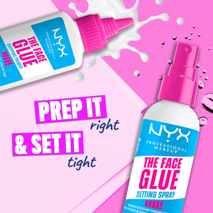 NYX PROFESSIONAL MAKEUP The Face Glue Gripping Primer, Hydrating Makeup Primer with Up To 24HR Wear, Vegan & Cruelty Free NYX PROFESSIONAL MAKEUP