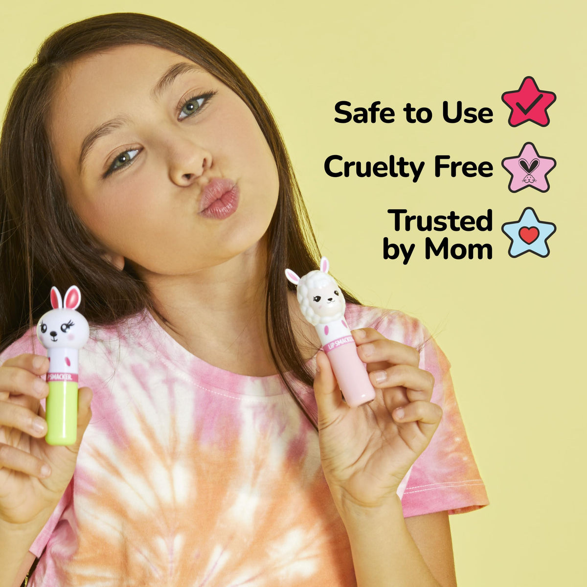 Lip Smacker Lippy Pals Unicorn, Flavored Moisturizing & Smoothing Soft Shine Lip Balm, Hydrating & Protecting Fun Tasty Flavors, Cruelty-Free & Vegan - Unicorn Magic Lip Smacker