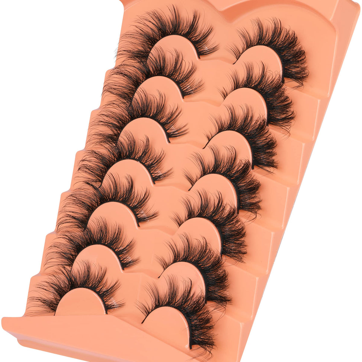 Wispy Lashes Fox Eye False Eyelashes Cat Eye Lashes Strips Faux Mink Lashes ALICROWN HAIR