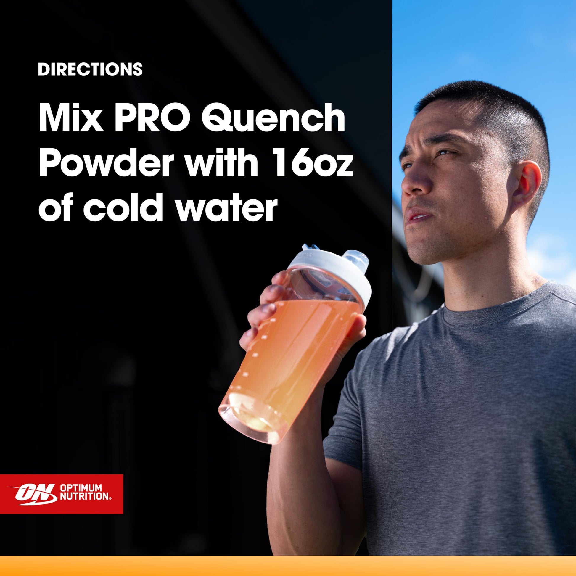 Optimum Nutrition Pro Quench, 10g Clear Protein, 10g Collagen peptides & Electrolyte Powder Drink Mix, Tropical Orange Mango, 20 Servings, Optimum Nutrition buy australia supplements