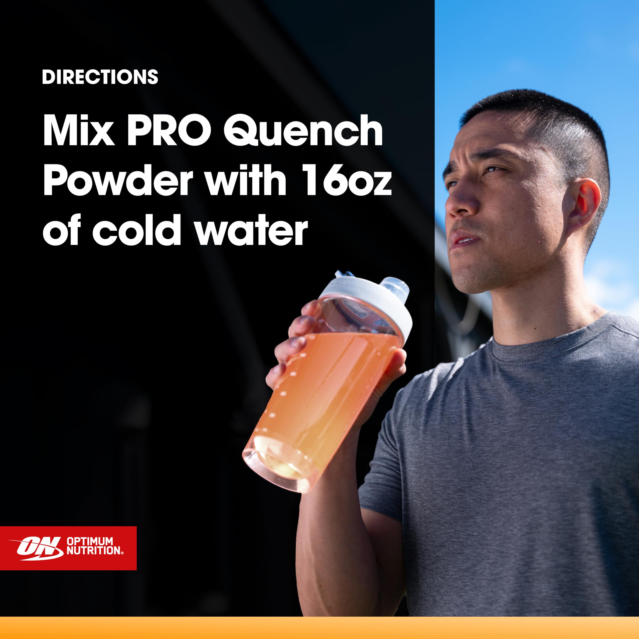 Optimum Nutrition Pro Quench, 10g Clear Protein, 10g Collagen peptides & Electrolyte Powder Drink Mix, Tropical Orange Mango, 20 Servings, Optimum Nutrition buy australia supplements